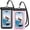 Black & Pink-7", variant on Waterproof Phone Bags - [2-Pack] [Easy Lock & Durable] IPX8 waterproof dry phone bags, suitable for beach and swimming, protect 4-7 inch phones.