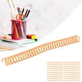 thumbnail image 4 of Peignes de Liaison Spirales, 30 Trous Portent des Bobines de Fixation en Plastique Résistant Spirale Forte Adhérence Manuelle Liée Non Break Réutilisable pour les Étudiants pour A4 A5 Cahier Orange, 4 of 8