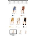 thumbnail image 3 of FFIY Shorts de Cyclisme Taille Haute 8 Pouces pour Femmes Yoga Course Compression Exercice Sans Poches, 3 of 3