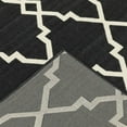 thumbnail image 4 of Oriental Weavers Marina Area Rug 7763K Black Diagonal Jagged 2' 3" x 7' 6" Rectangle, 4 of 6