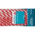 thumbnail image 3 of Way to Celebrate! Red Polka Dot & Striped Paper Straws, 30ct, 3 of 3