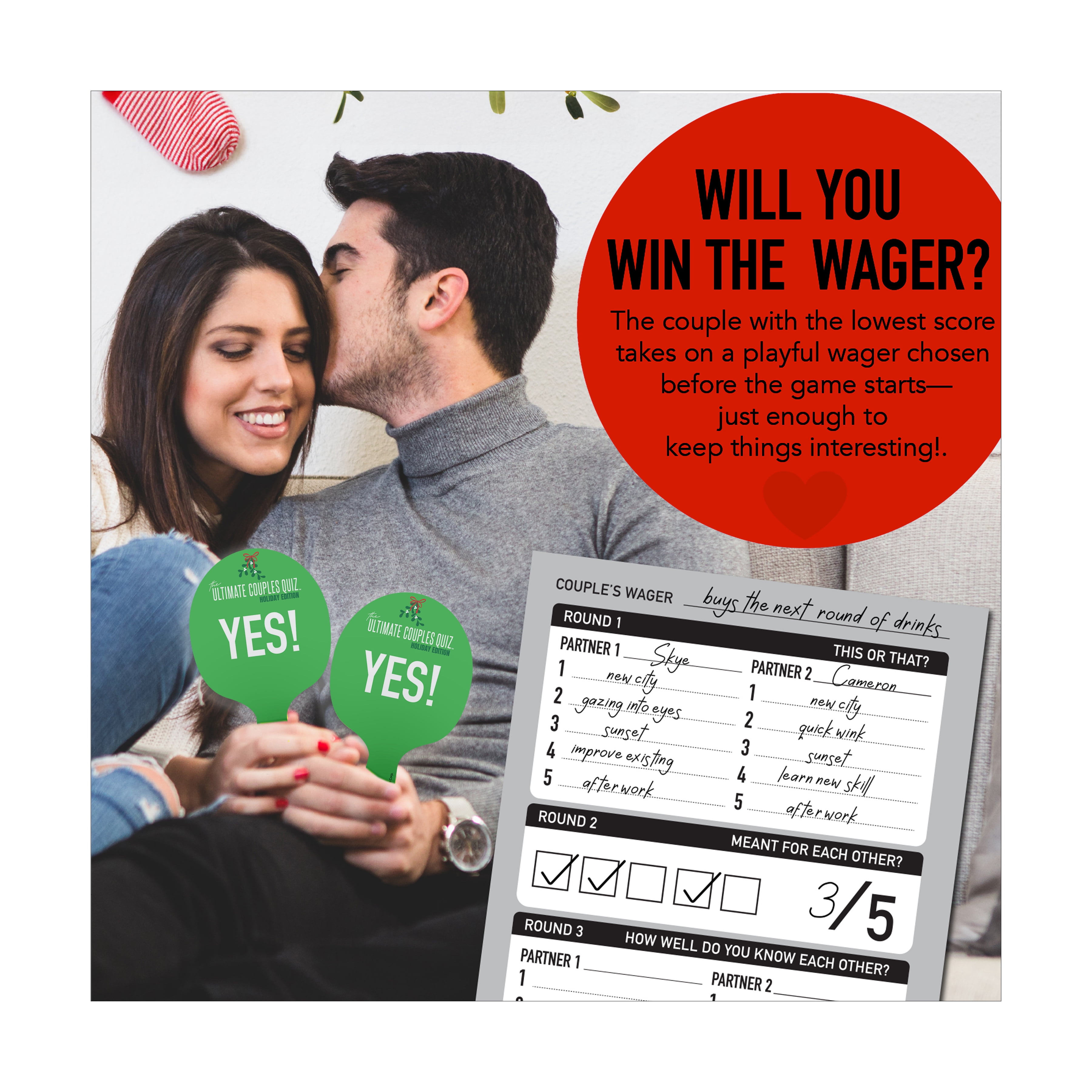 University Games The Ultimate Couples Quiz - Holiday Edition