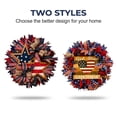 thumbnail image 4 of Patriotic Eagle Wreath for Front Door | 4th of July Memorial Wreath | Red, White & Blue Door Wreath for Indoor & Outdoor Holiday Decor, 4 of 8