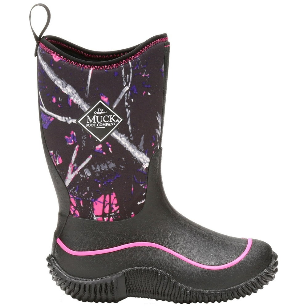 Muck Boot Kids' Hale Insulated Rubber Hunting Boots (Black/Muddy Girl
