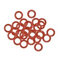 thumbnail image 1 of Unique Bargains Silicone O-Rings 7.5mm OD, 4.5mm Inner Diameter, 1.5mm Width, Seal Gasket Red 30pcs, 1 of 3