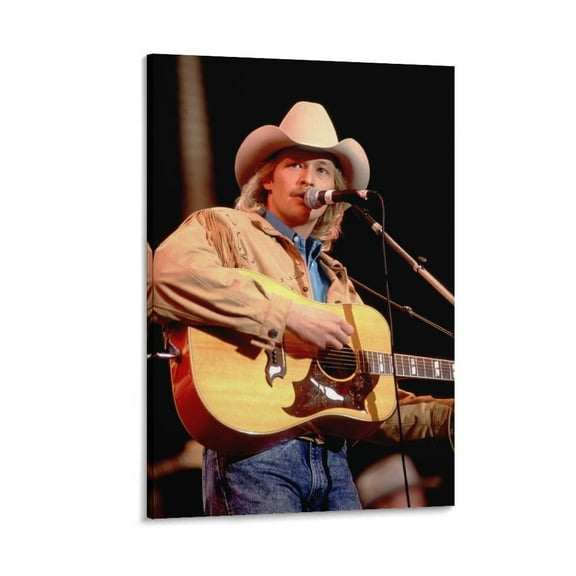 Alan Jackson Art Country Singer Poster (2) Wall Art Picture Painting Poster Canvas Print Posters Artworks Bedroom Living Room Decor 12x18inch(30x45cm)