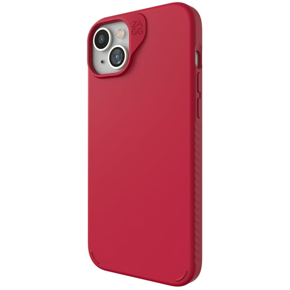 ZAGG Manhattan Snap iPhone 15 Plus Case - Premium Silicone iPhone Case for iPhone 15 Durable Graphene Material Smooth Surface with a Comfortable Ripple Grip MagSafe Phone Case