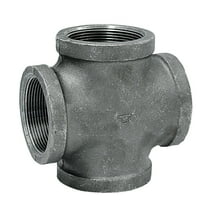 Anvil 8700126900, Malleable Iron Pipe Fitting, Cross, 1/2" NPT Female, Galvanized Finish