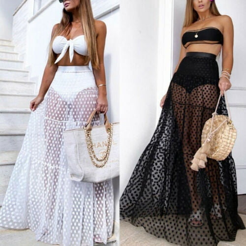 transparent maxi