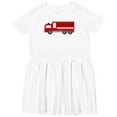 thumbnail image 3 of Inktastic Fire Truck (red) Girls Toddler Dress, 3 of 5