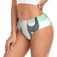 thumbnail image 2 of Fotbe Cute Raccoon Calzones Estampados para Mujer – Ropa Interior de Algodón, Cómoda, Suave y Elástica-Small, 2 of 6