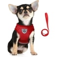 thumbnail image 1 of LAICAIW Dog Harness and Leash Set, No Pull Reflective Adjustable Pet Soft Mesh Chest Vest Harnesses Easy Control for Small Medium Dogs and Cats Outdoor Walking, 1 of 7