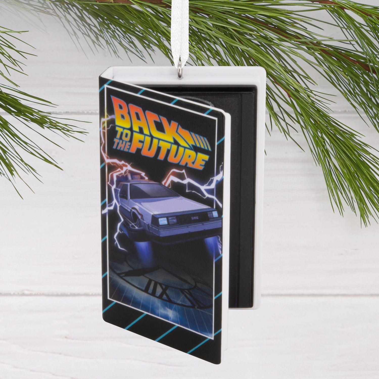 Décoration Hallmark de Noël (Boîtier de vidéo-cassette rétro, Retour vers le futur)
