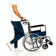thumbnail image 1 of Silla de Ruedas para Adultos Mayores Confort Máximo | Asiento Ancho 20” (50 cm) | Respaldo y Reposapiés Abatibles | Peso máximo que soporta 110 kg, 1 of 11