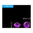 thumbnail image 2 of 10000Pcs Acrylic Wedding Diamonds 3mm Table Scatter Confetti Crystals Vase Fillers Gems, Purple, 2 of 7