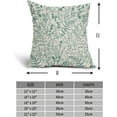 thumbnail image 4 of Teal Fern Leaves Pillow Covers 20X20 Inch Plant Leaf Floral Pine Decorative Pillow Cases Vintage Botanical Spring Summer Throw Pillows Set of 2 Farmhouse Home Decor for Sofa Porch Couch Outdoor, 4 of 6