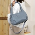 thumbnail image 5 of NOKIO Female One-Shoulder Tote Bag, Women'S One-Shoulder Bucket Handbag 2024 New Nylon Bag Fashion One Shoulder Drawstring Crossbody Straddle Light Versatile Casual Bag Small Fresh Bag, 5 of 5