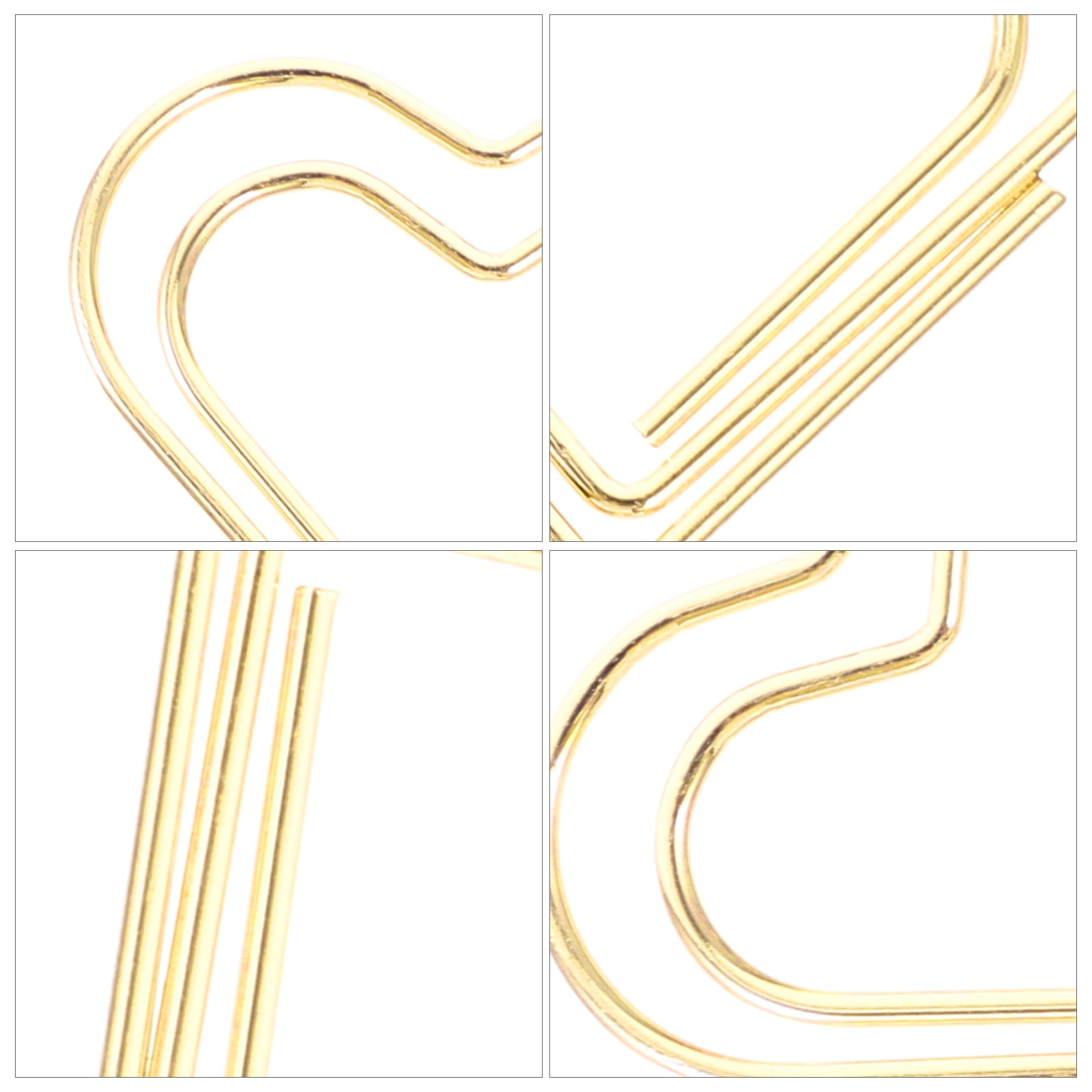 FRCOLOR 400 pcs  Paper Clips Delicate Paperclips Cute Paper Memo Clips Document Clips Heart Paperclips