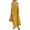 Yellow, variant on Women's Loose Linen Cotton Blend Maxi Dress Summer Sleeveless Crew Neck Swing Flowy Long Dress Casual Elegant Baggy Dress with Multiple Colors Available in S - 5XL