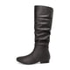 thumbnail image 4 of Botas DREAM PAIRS para mujer, altas hasta la rodilla, negras, con forro de piel sintética, talla 6.5, 4 of 6