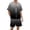 Gris, variante sur GPOECD Pyjama pour Homme Grande Taille Dégradé Multicolore Imprimé en Satin de Soie à Manches Courtes Boutonné Ensemble de Détente pour Homme Gris,P