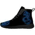 thumbnail image 3 of Aidianart Mens Dragon High Top Shoes High Top Sneakers Size 3.5, 3 of 5