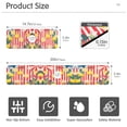thumbnail image 3 of Yayeee Faucet Mat for Kitchen Sink 14.7" Diatomite Long Splash Guard Pad, Red Striped Lemon, 2 Pack, 3 of 7