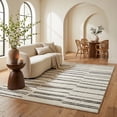thumbnail image 1 of Rug Branch Domus Abstract Indoor Area Rug, Cream Black, Modern - Living Room, Bedroom, Dining Room, and Kitchen, 1 of 7