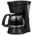 thumbnail image 1 of Hauz - 4 Cup Coffee Maker, Compact Design, Reusable Filter, Black, 1 of 3