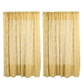 thumbnail image 2 of Cqxid Rideau à Moins de 10 $ Vignes Feuilles Tulle Porte Fenêtre Rideau Draperie Panneau Voile Foulard, 2 of 9