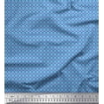 thumbnail image 1 of Soimoi Japan Crepe Satin Fabric Geometric Small Print Fabric by The Yard 42 Inch Wide, 1 of 1