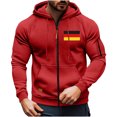 thumbnail image 3 of Ceisia Men's Outdoor Sports Jacket Hooded Long Sleeve Summer Loose Fit with Pockets Gift, 3 of 6