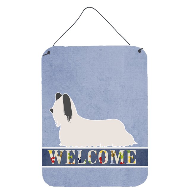 "Treasures Skye Terrier Welcome Metal Print, 16"" x 12"", Multicolor" Caroline's Treasures BB8278DS1216