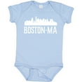 thumbnail image 3 of Inktastic Boston Massachussetts Skyline Boys or Girls Baby Bodysuit, 3 of 5