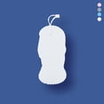 thumbnail image 4 of Naiovety Esponja de ducha para el cuerpo, líneas exfoliantes suaves, cepillos de baño, removedor de piel muerta para el cuerpo, herramienta limpiadora Suministros de limpieza para el hogar Blanco Naiovety HA074107-01, 4 of 6