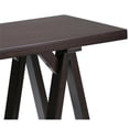thumbnail image 3 of Simpli Home Console de Chevalet en Marron Foncé, 3 of 5