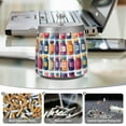 thumbnail image 6 of Yayeee Ashtray with Lid for Cigarette Smokeless Stainless Steel Home Ash Holder, Blue Jam Jars, 6 of 7