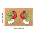 thumbnail image 2 of Grinch Christmas Decorations Christmas Doormat Front Door Outdoor Welcome Mat Fun Doormat Home Non-slip Rug Decoration, 2 of 6