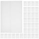 thumbnail image 1 of Tarjeta de invitación de 50 piezas de invitación Tarjetas de chaquetas sobres en blanco sobres translúcidos sobres, 1 of 4