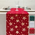 thumbnail image 2 of Lilixerw Christmas Table Runner,Star Decorations Christmas Runner for Table Seasonal Chriatmas Winter Holiday Decor,2025 New Christmas Decoration, 2 of 6