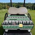thumbnail image 2 of Xixirimido Quilted Golf Cart Seat Blanket Universal Heavy Duty Golf Cart Seat Cover Towel for EZGO Yamaha Club Car & More 2-Seater Carts Foldable Seat Covers, Golf Theme, 2 of 8