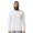 White, variant on Gildan Unisex Performance Long Sleeve T-Shirt 100% Polyester Breathable Classic Fit Tee (Royal, L)