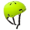Punisher Skateboards Premium Youth 13-vent Bright Neon Yellow Dual Safety Certified BMX Bike and Skateboard Helmet, Size Medium