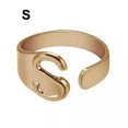 thumbnail image 1 of CUITING Fashion Adjustable Initial Alphabet Letter A-Z Ring Finger Rings Women Jewellery-Silver C, 1 of 9