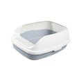 thumbnail image 4 of Bvdfgk Cat Litter Box Open Top Pet Litter Tray Durable Cat Litter Tray Cat Basin Sides White, 4 of 9