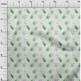 thumbnail image 3 of oneOone Tissu Polyester Lycra Vert Ciseaux Matériel de Robe Tissu Imprimé Tissu au Mètre 56 Pouces de Large, 3 of 5