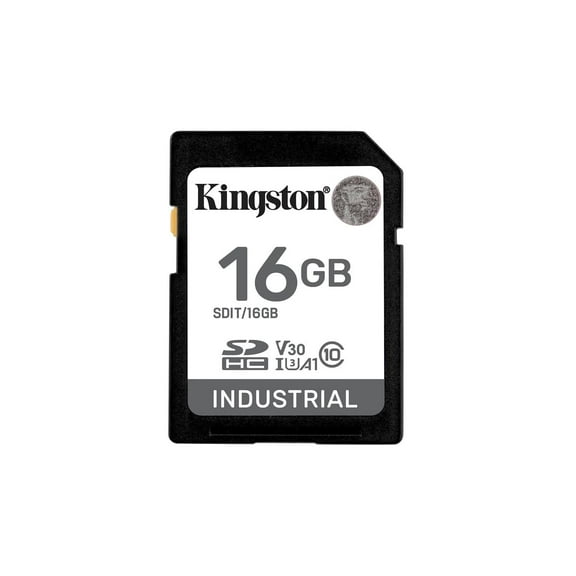 Kingston Industrial 16 GB Class 10/UHS-I (U3) V30 SDHC, 1