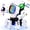 White, variant on Robot Toy for Kids,Smart Electronic Walking Dancing Robot Toys with Flashing Lights and Music,Toddler Toys for Birthday Christmas for 3+ Boys Girls,Orange