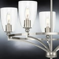 thumbnail image 5 of Luxury Tranditional Chandelier, 12.5H x 25.25W, with Transitional Style, Brushed Nickel, UHP4262 by Urban Ambiance, 5 of 5