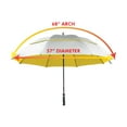 thumbnail image 5 of Sun Tek 68" UV Protection Wind Cheater Vented Canopy Umbrella (Silver/Yellow), 5 of 5